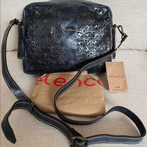 NWT Elenco 5214 blue crossbody bag